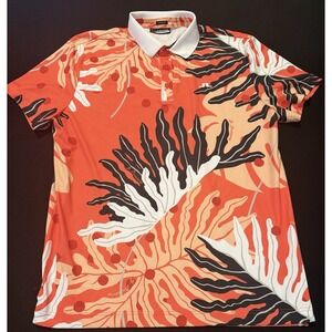 J Lindenberga Regular Fit Martin Print Golf Polo Shirt Sz XXL